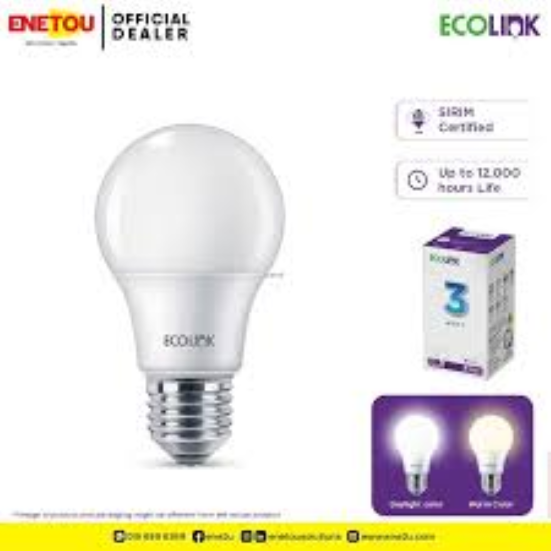 ECOLINK LED BULB 5W E27 WW 470L